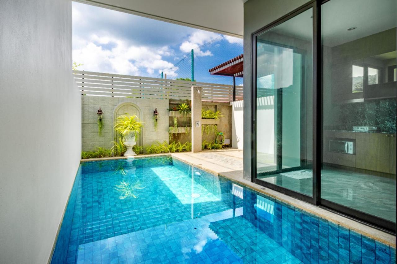 New Luxury Two Bedroom Private Swimming Pool Villa With Complete Supporting Facilities, Convenient For Travel 800 Meters To Kamala Beach H09 Kültér fotó