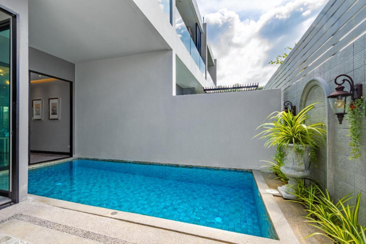 New Luxury Two Bedroom Private Swimming Pool Villa With Complete Supporting Facilities, Convenient For Travel 800 Meters To Kamala Beach H09 Kültér fotó